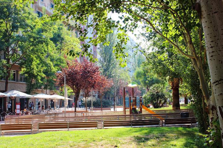 Luxury rental in Barcelona - Garden