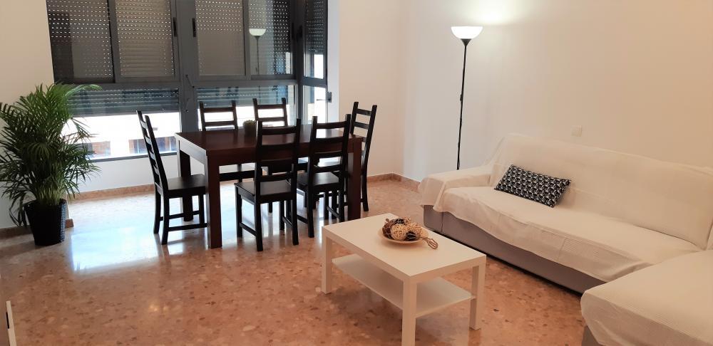Large expat apartment for rent in Valencia - Living room