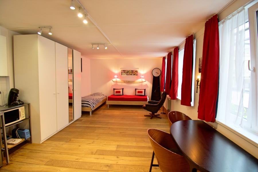 Studio for expats in Antwerp - All in one room