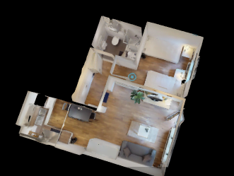 Central rental flat in Antwerp - Floorplan