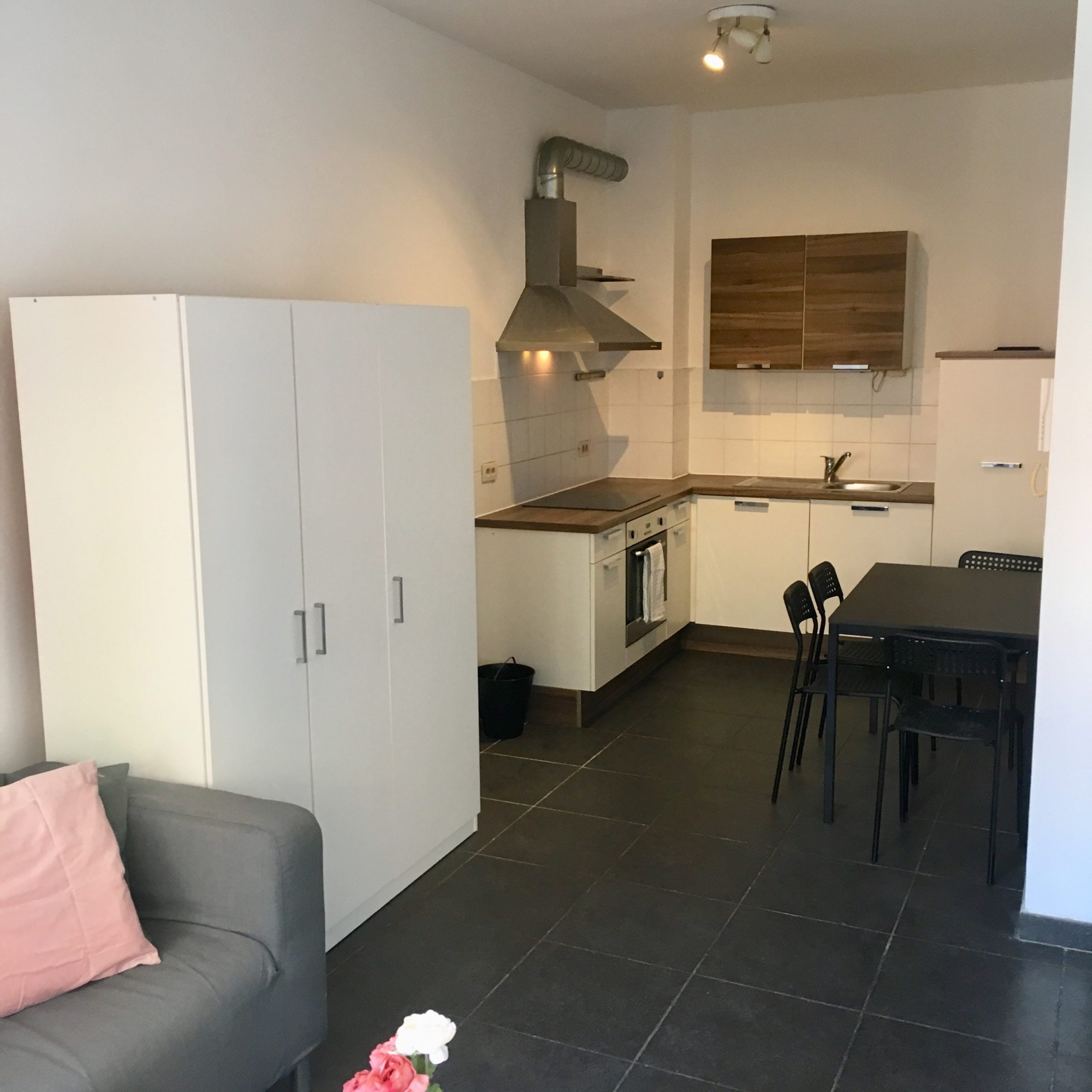 Central rental flat in Antwerp - Living