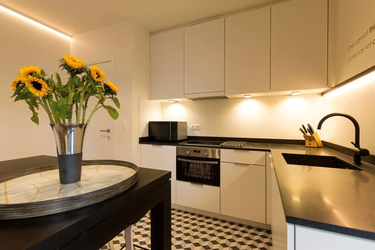 Rental apartment in Antwerp with terrace - Kitchen