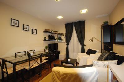 Monthly rental in Barcelona for expats - Living room