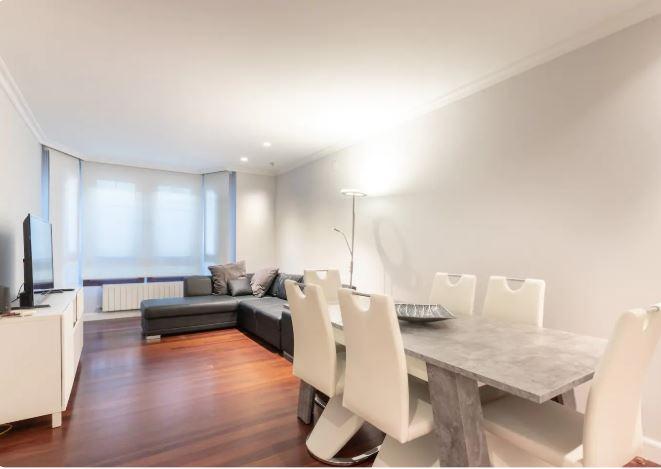 Spacious flat for rent in Bilbao centre - Living room