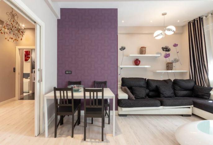 Modern rental flat for expats in Bilbao - Living room