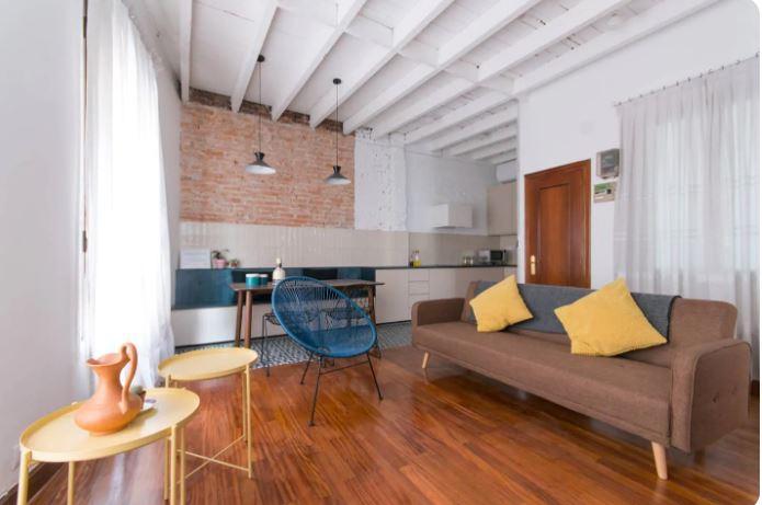 Rental apartment in Bilbao city centre - Living room