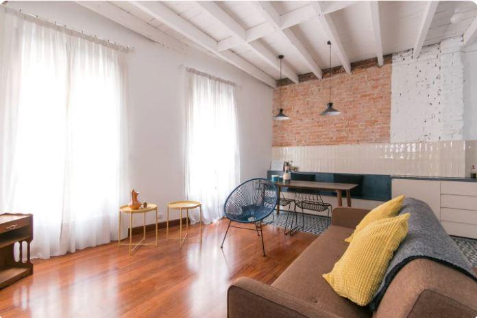 Rental apartment in Bilbao city centre - Living room