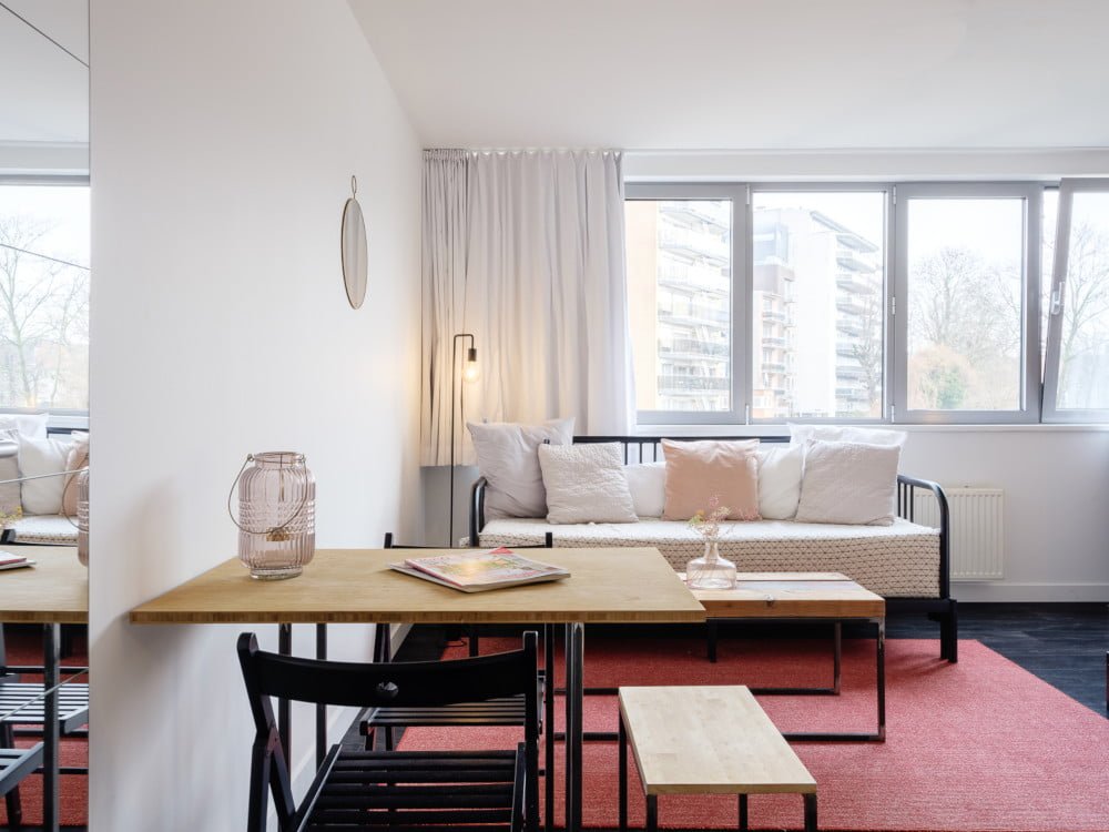 furnished studio in Ghen - Living room