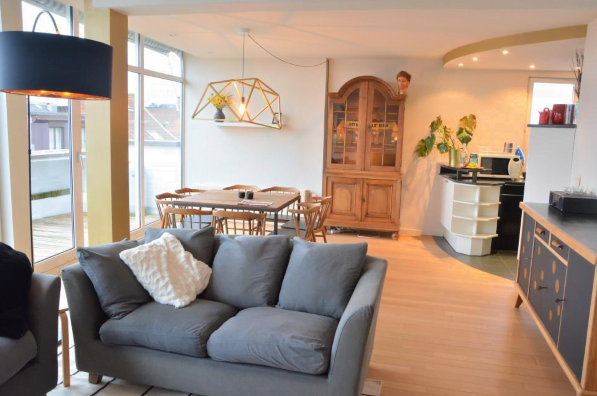 Statie - Expat apartment with two terraces in Antwerp - Living room