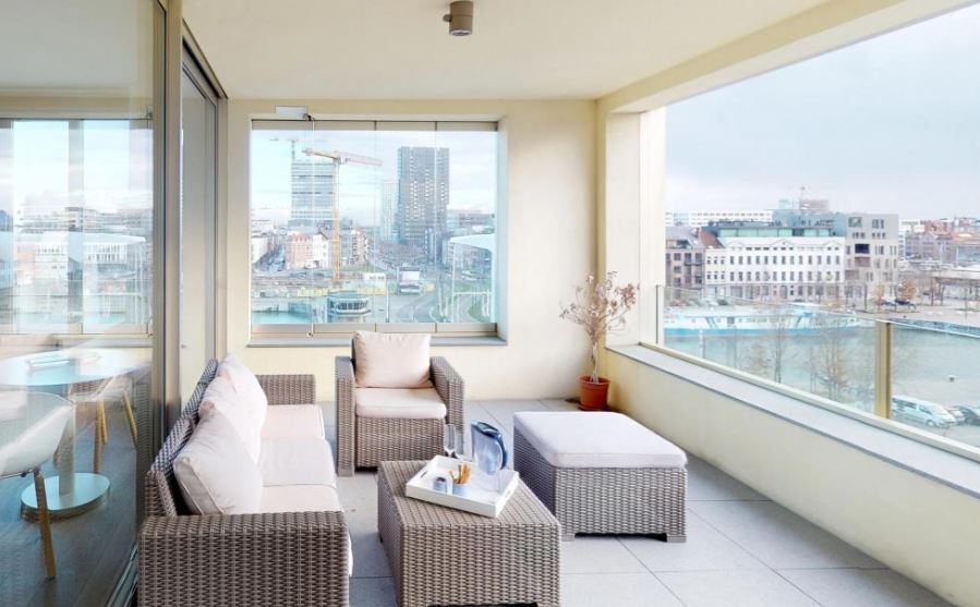 Westkaai 41 - Luxury expat rental in Antwerp - Terrace