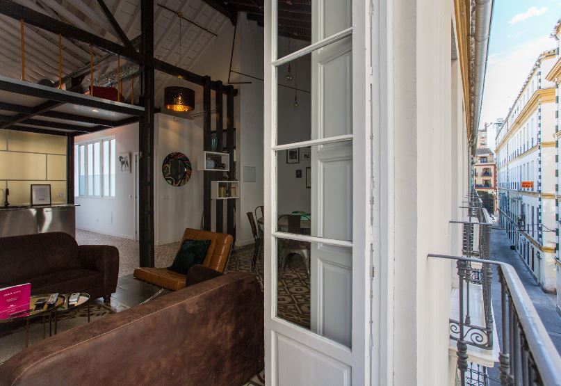 Merced - Beautiful expat loft in Malaga - Balcony