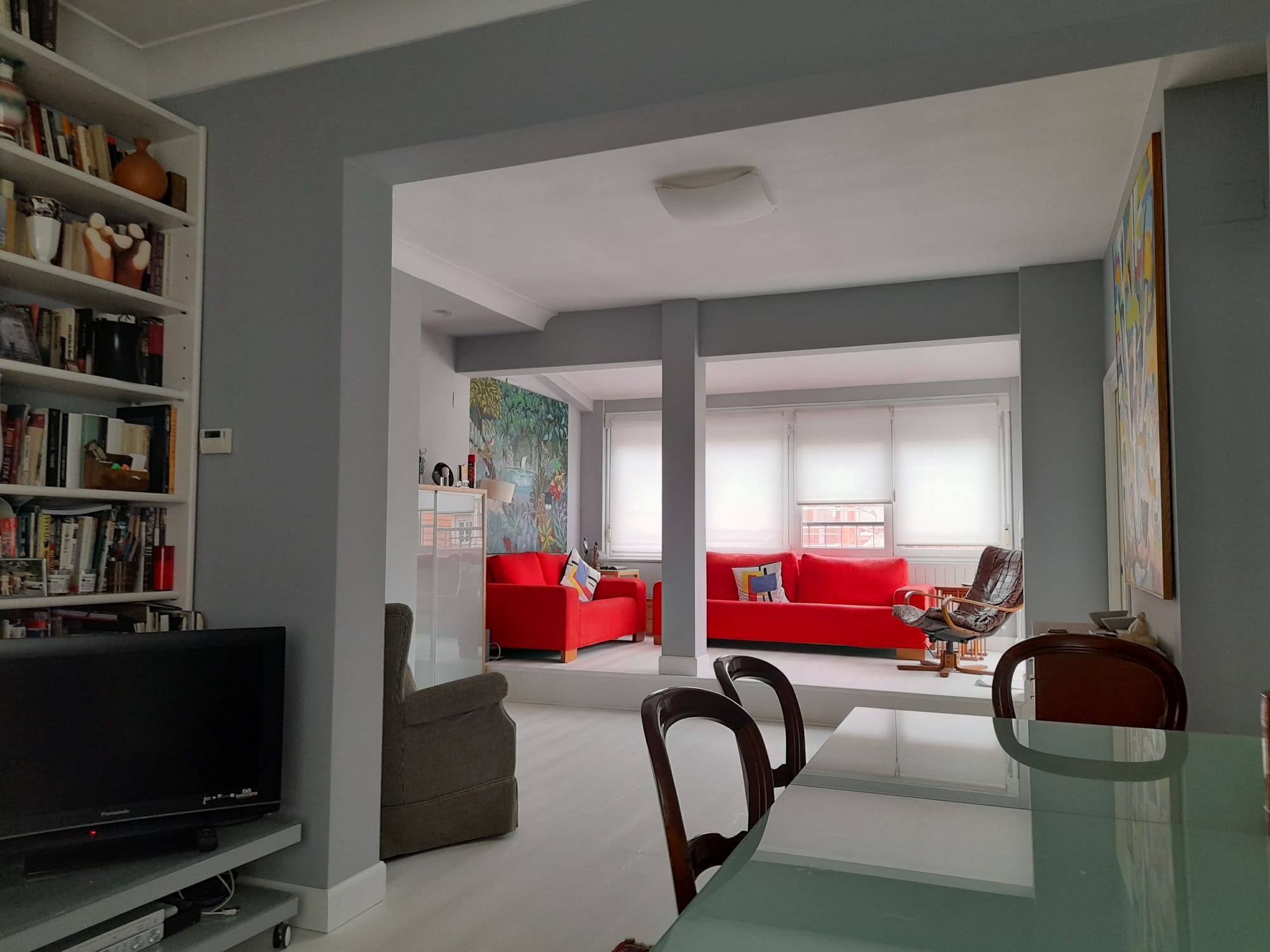 General Eguia - Apartment for expats in Bilbao with terrace - Living room