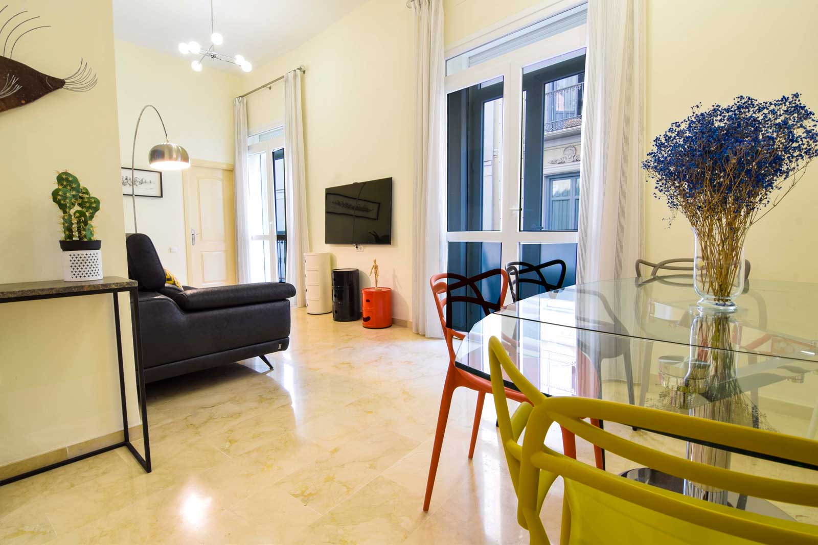 Modern apartment in Malaga city center - Window