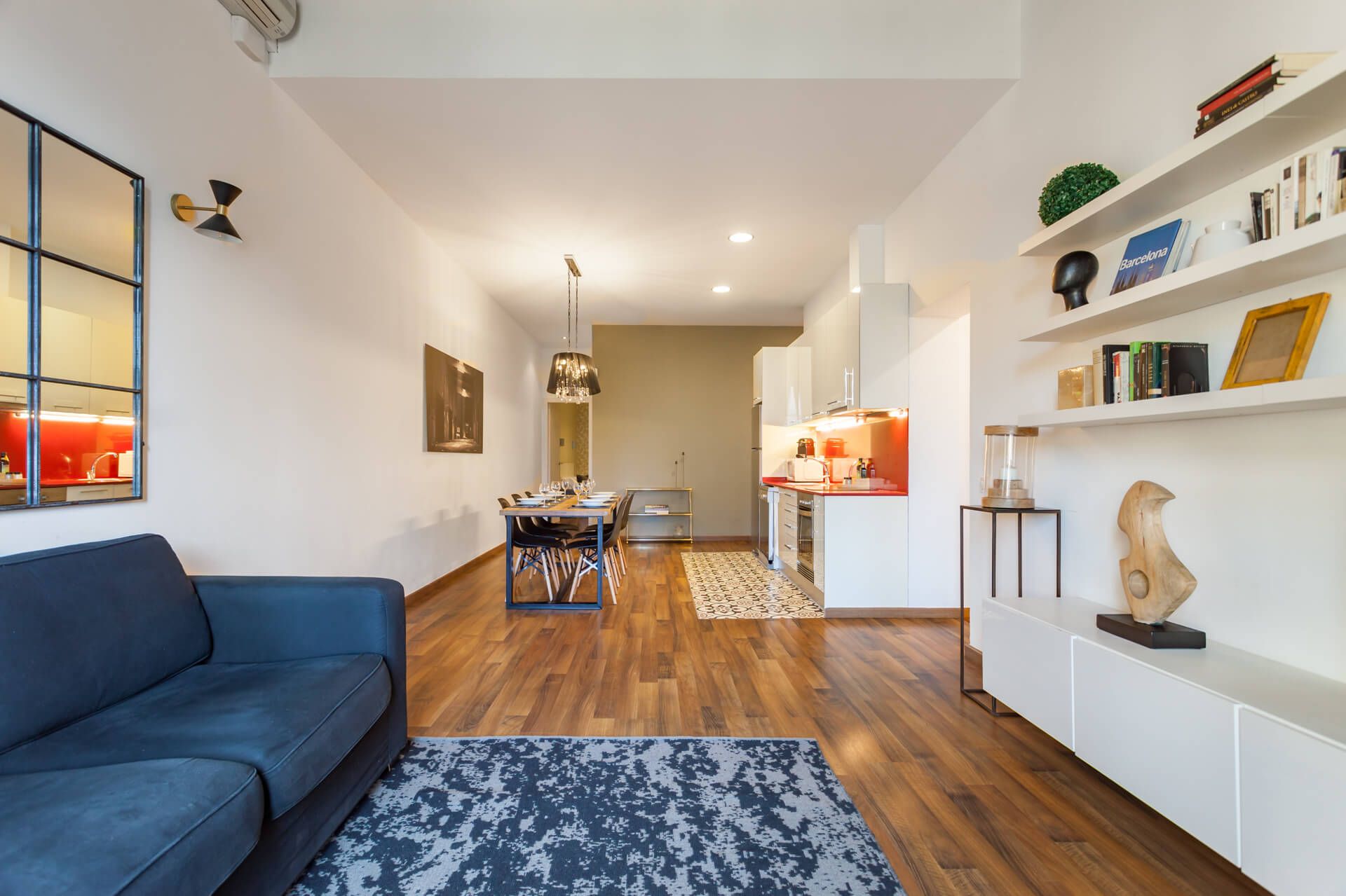 2 bedroom luxury apartment in Barcelona - Living room