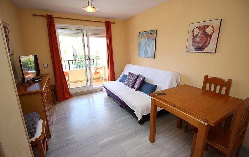 apartment in Algarrobo costa - Living room