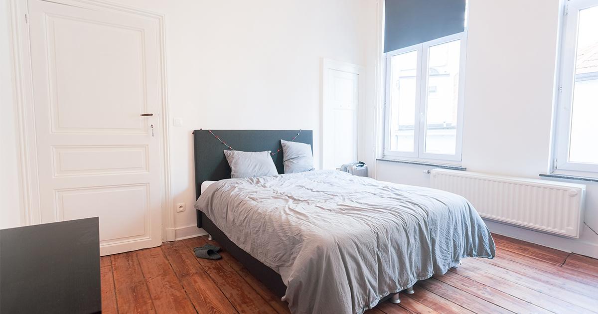 Rue du Berceau - Entry-ready bedroom in shared apartment in Brussels - Bedroom