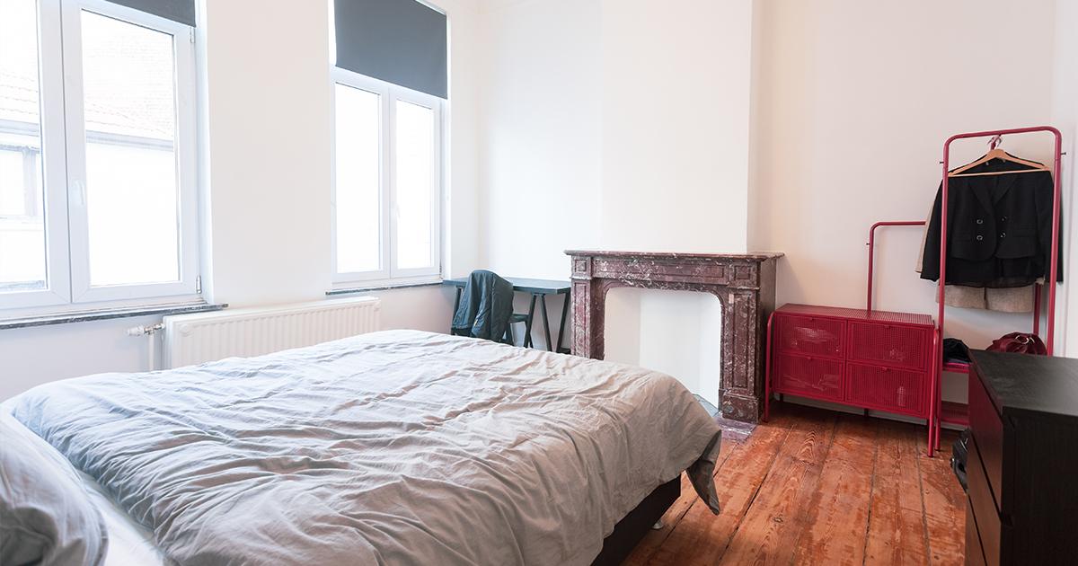 Rue du Berceau - Entry-ready bedroom in shared apartment in Brussels - Bedroom