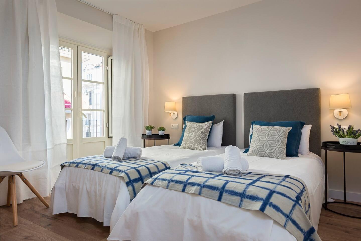 Caldereria - 3 bedroom flat in Malaga - Single beds