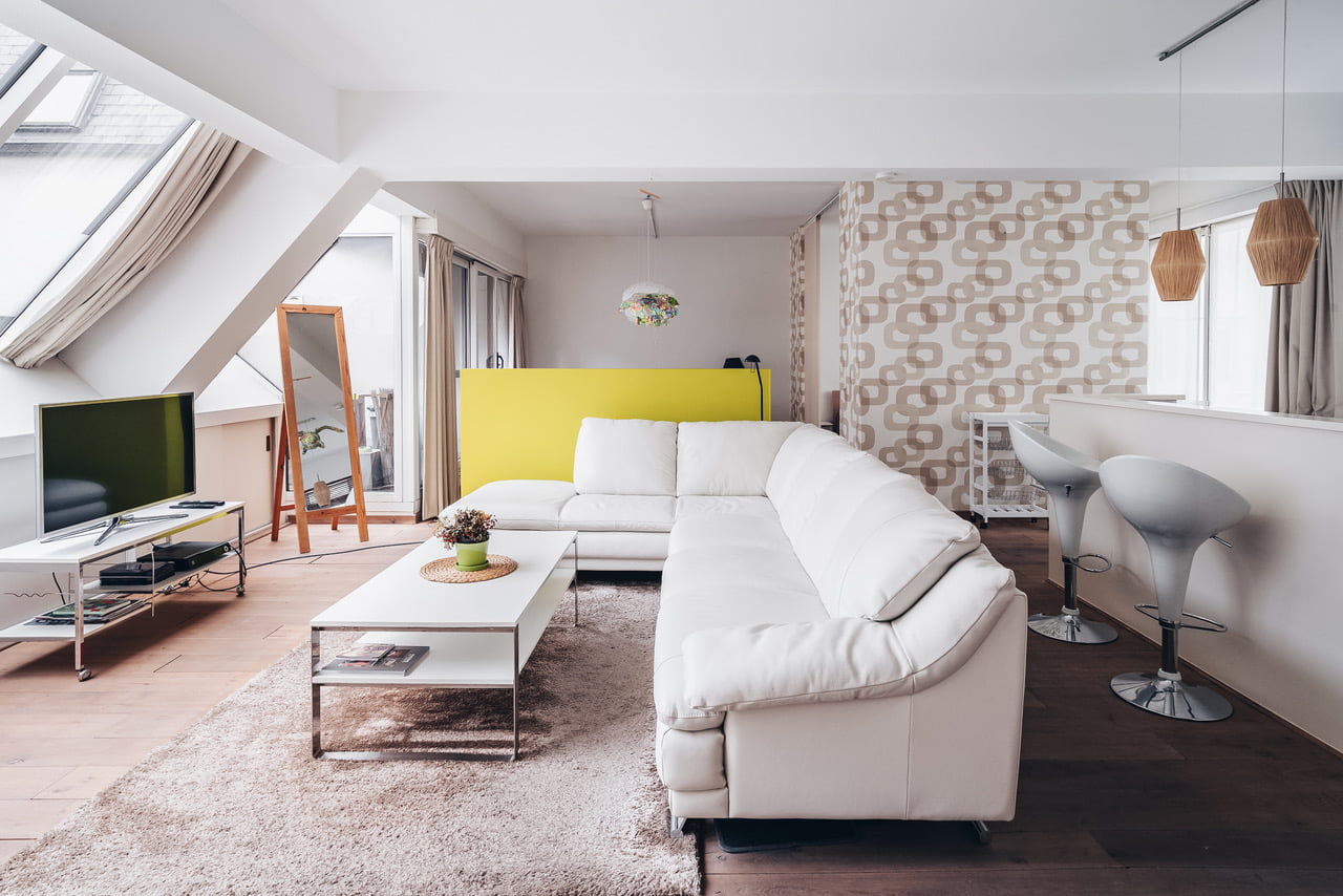 Rodestraat - Modern expat flat in Antwerp - Living room