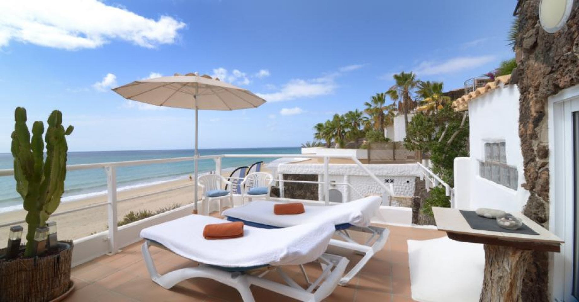 La Torre 3 - Private beach apartment in Fuerteventura - Terrace