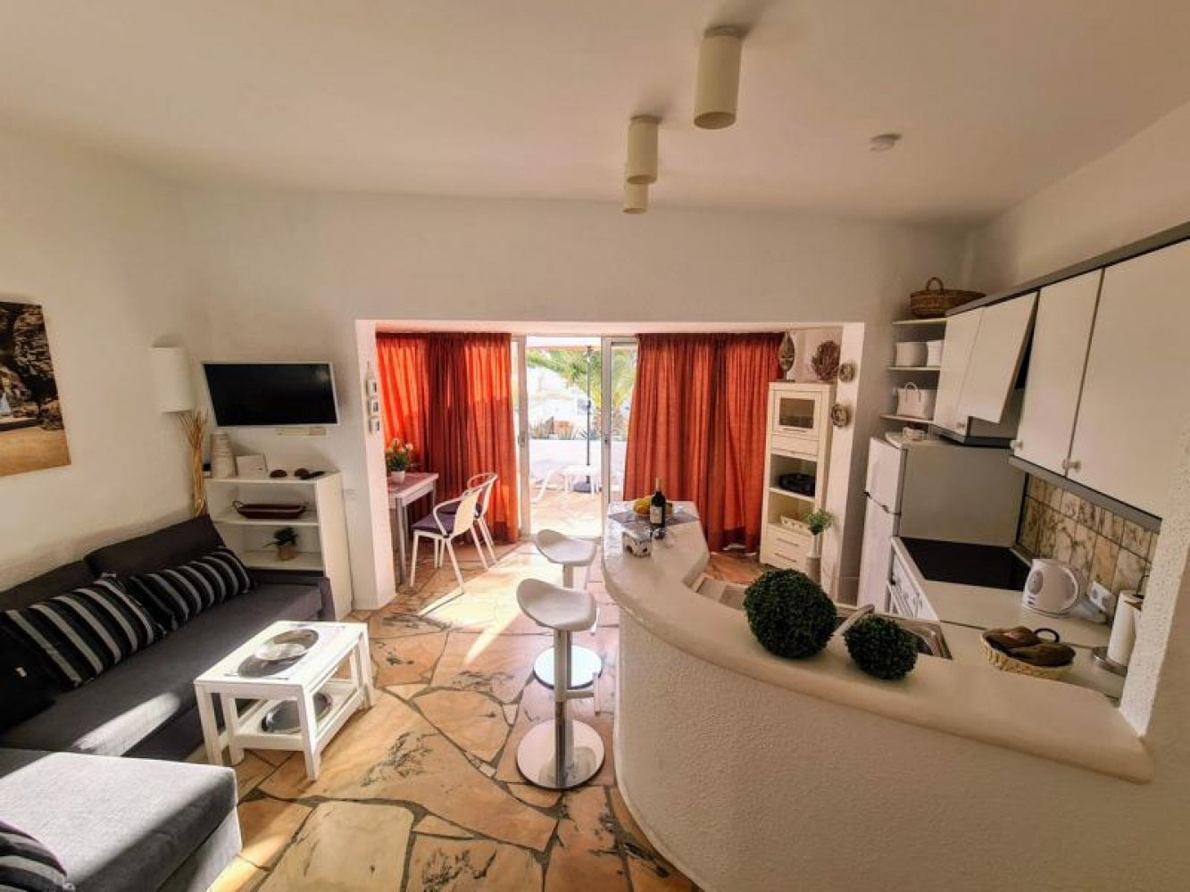 Casa Campana - Studio for expats in Fuerteventura - Living area