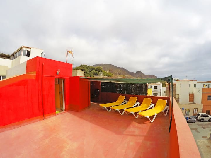Mi Tía - Expat flat with rooftop in Tenerife - Terrace
