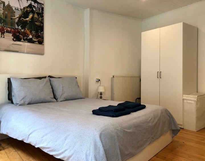 Meir - Entry ready expat flat in Antwerp - Bedroom