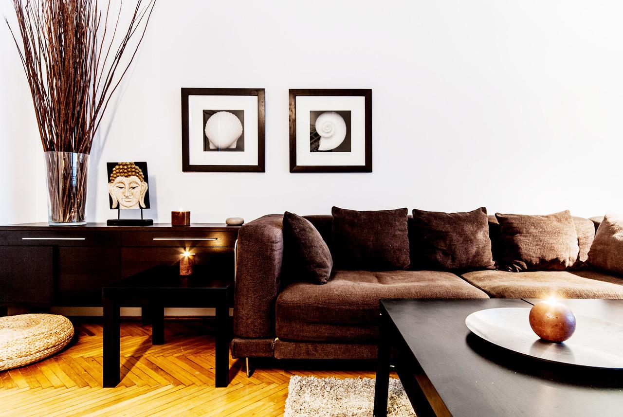 Mozsar - 2 bedroom flat in Budapest - Sofa