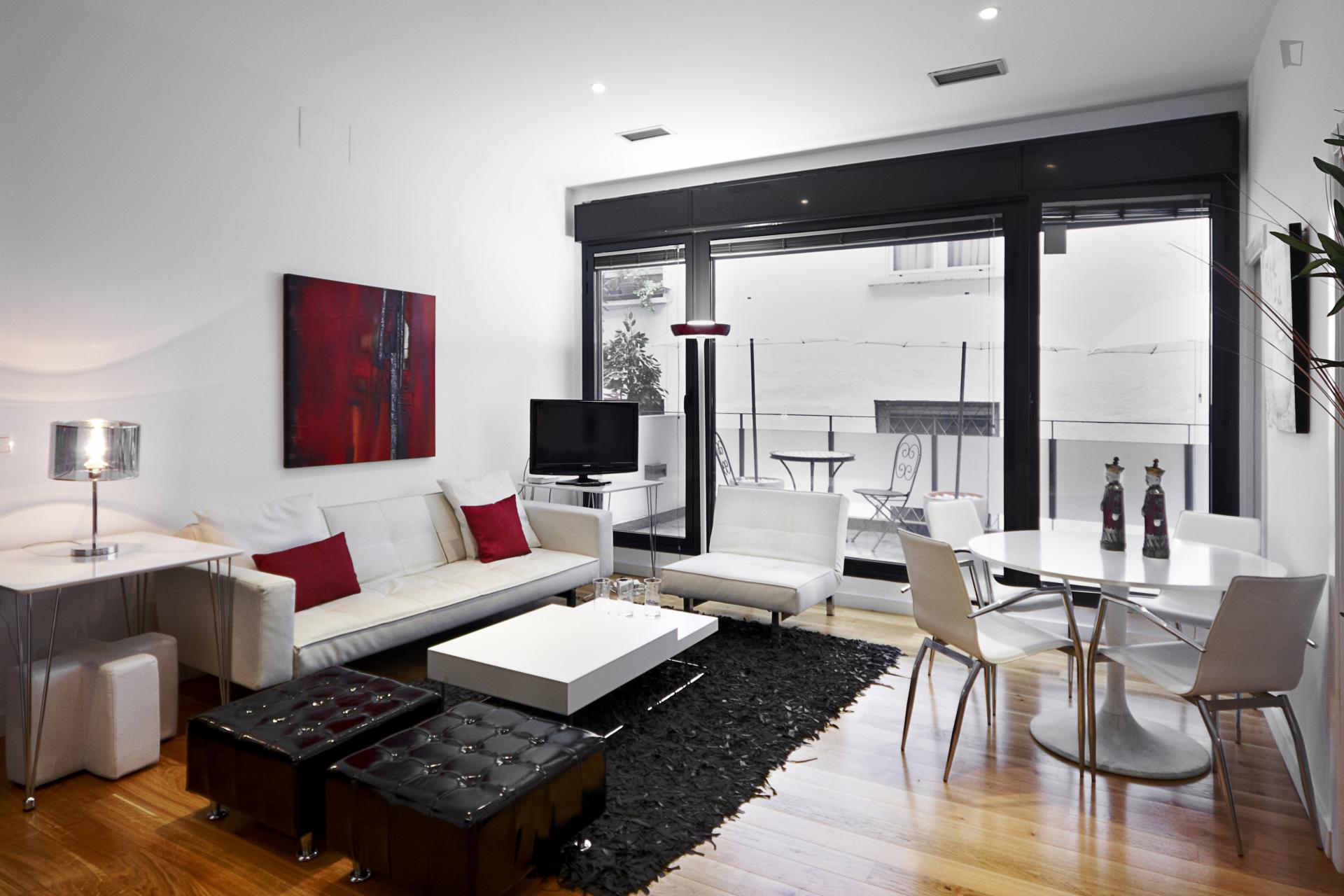 Campus - Luxury apartment in Madrid - Living room