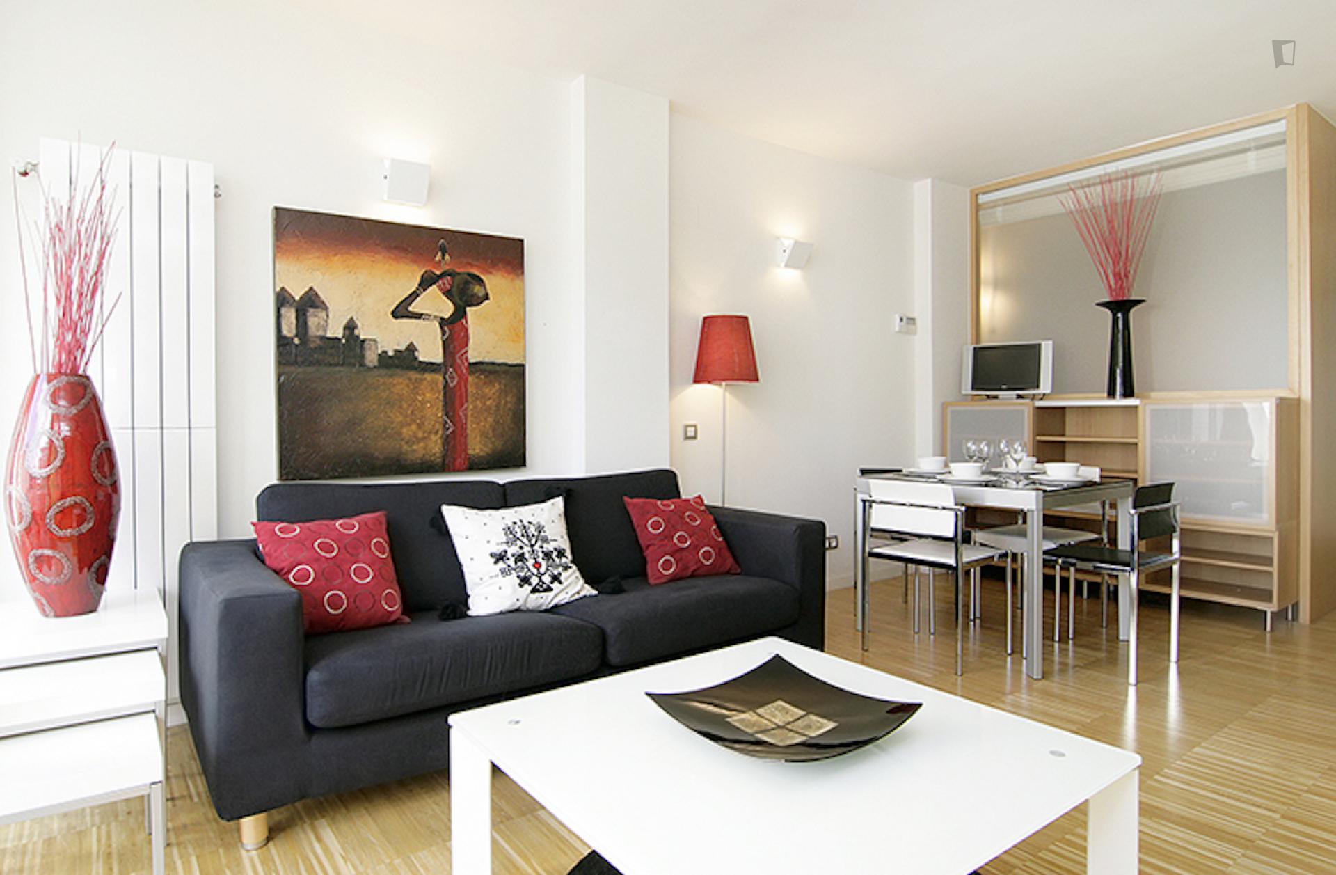 Tirso - 2 bedroom flat in Madrid centre - Living room