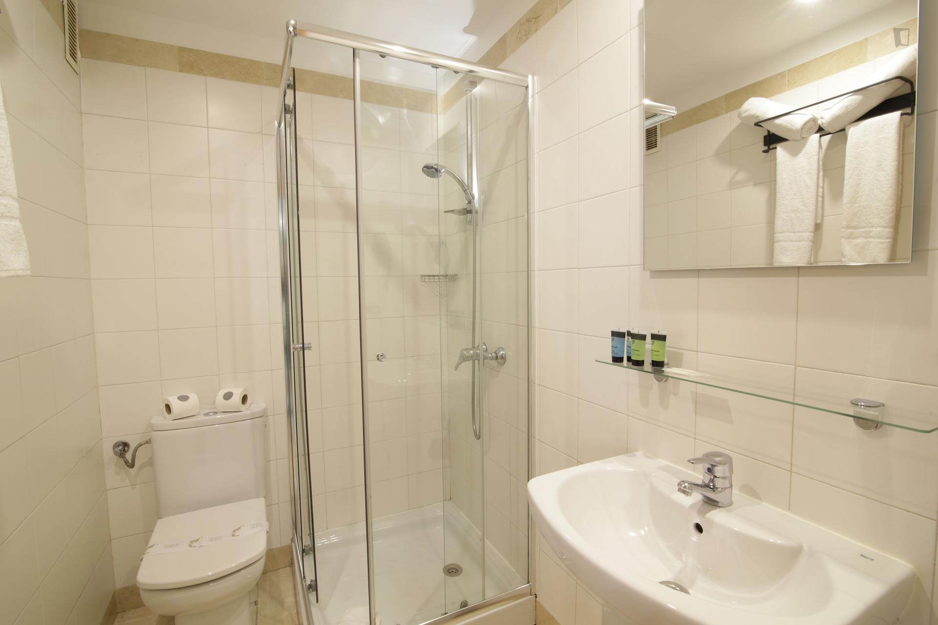 Bordadores - Modern flat for expats in Madrid - Bathroom