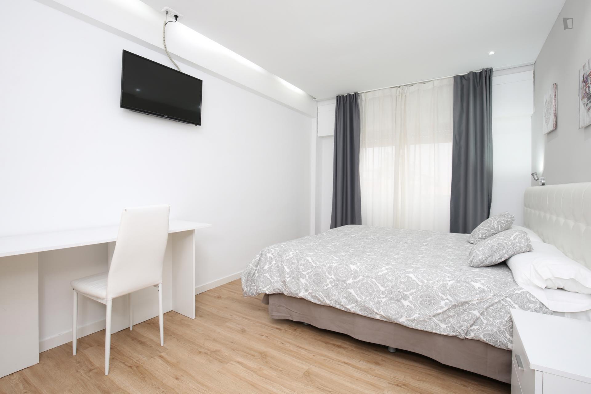 Leon - One bedroom flat in Madrid center - TV
