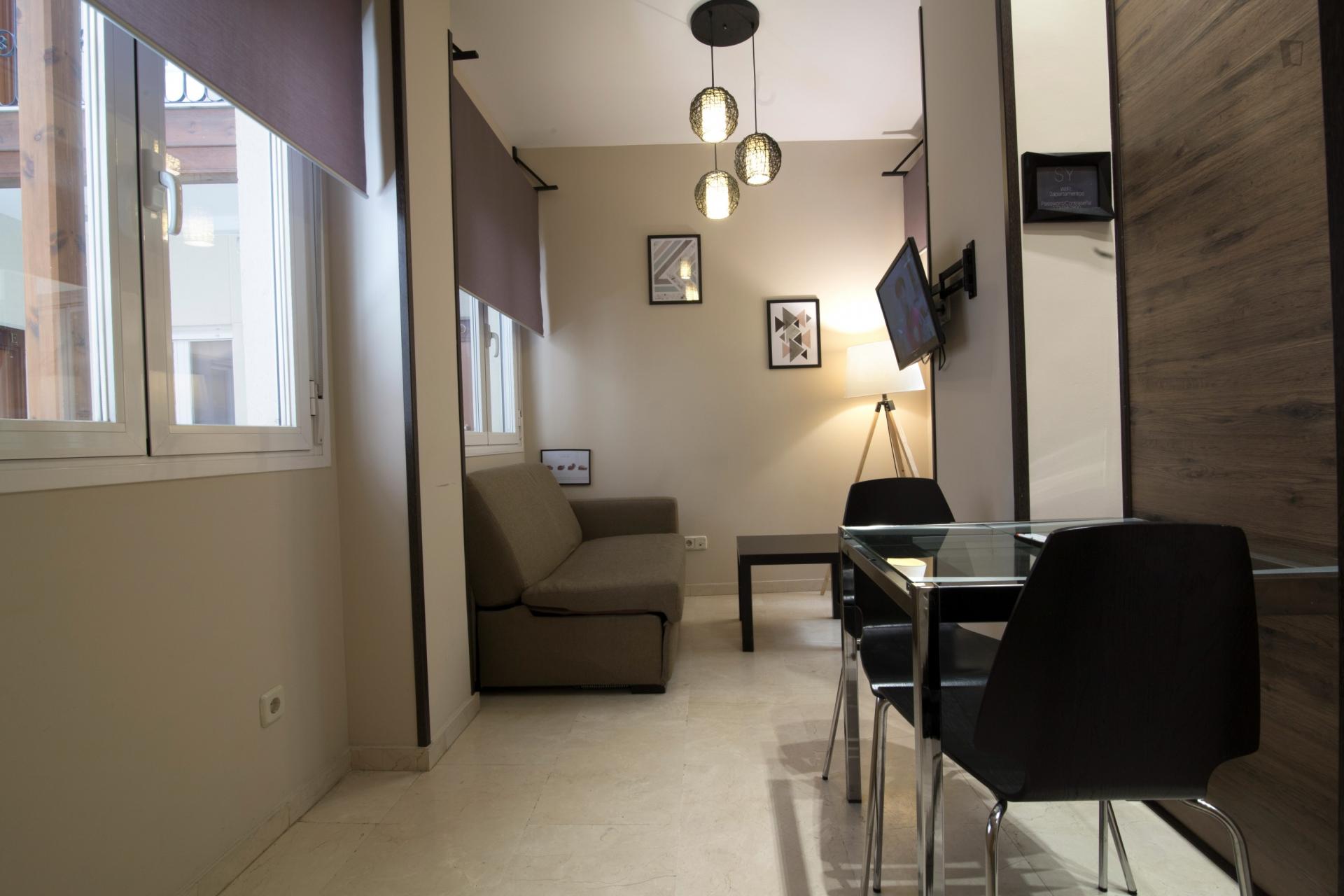 Bordadores 2 - Studio in Madrid - Living room