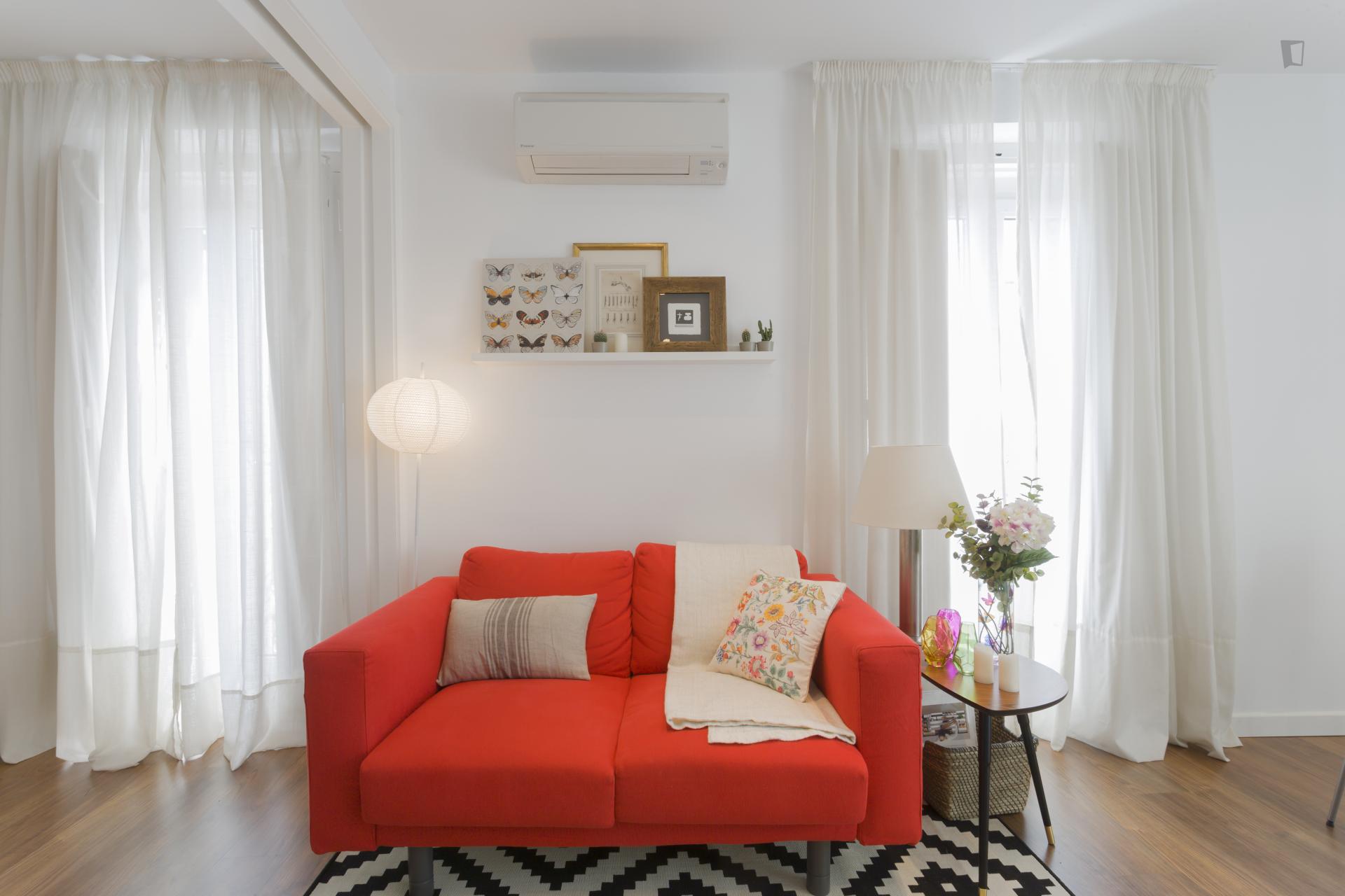 Gravina- Luxury flat in Madrid - Living room