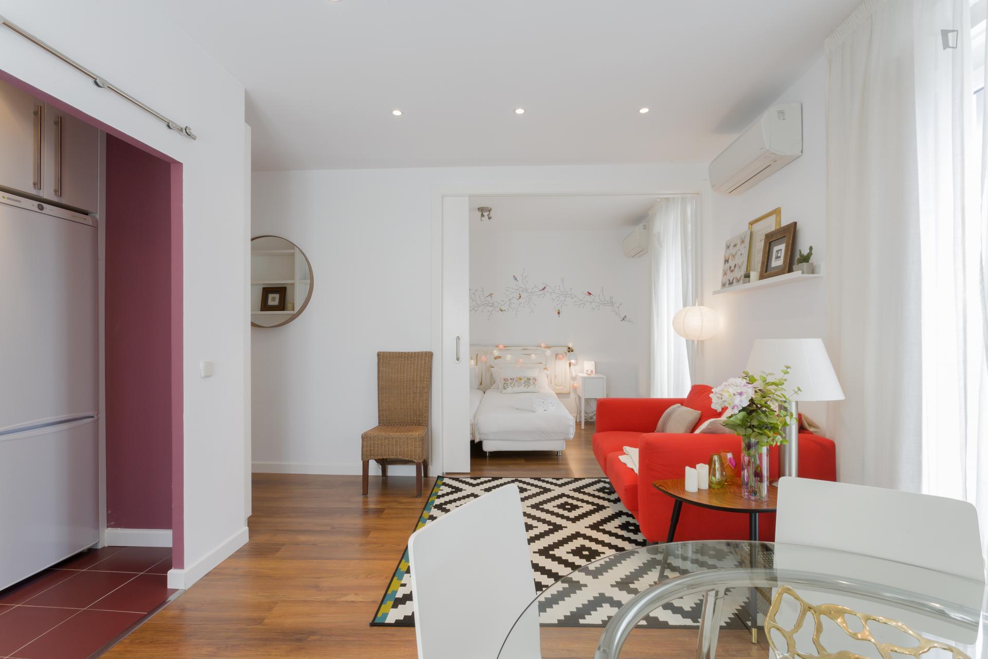 Gravina- Luxury flat in Madrid - Living room