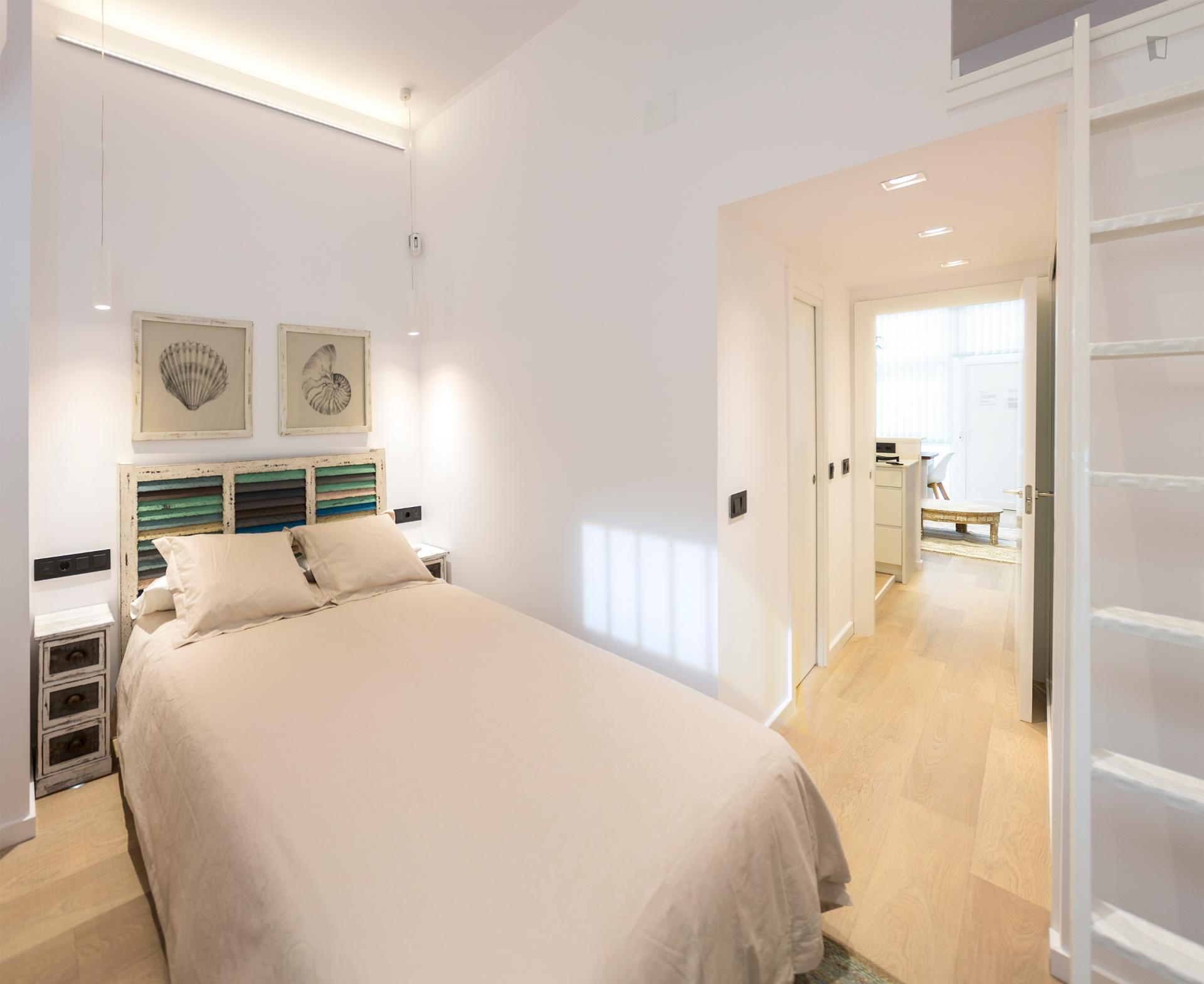 Cos - One bedroom home in Madrid - Bedroom