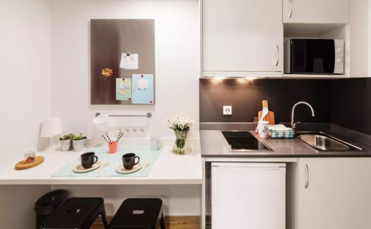 San Bernardo 2 - Student studio in Madrid - Kitchen