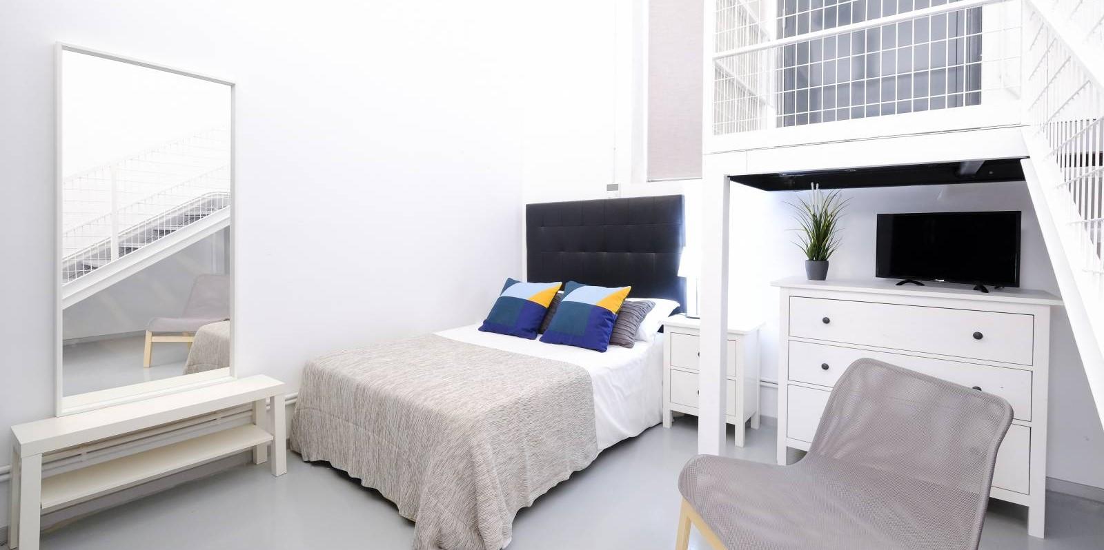 Mella - Studio in the centre of Madrid - Bed