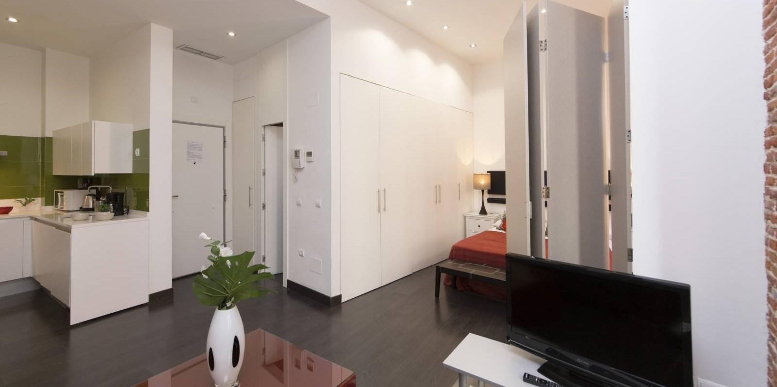 Perez Galdos - Luxury studio in Madrid - Living room