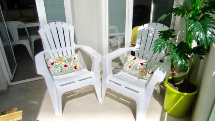 Banana - Apartment with pool in Corralejo - Terrace