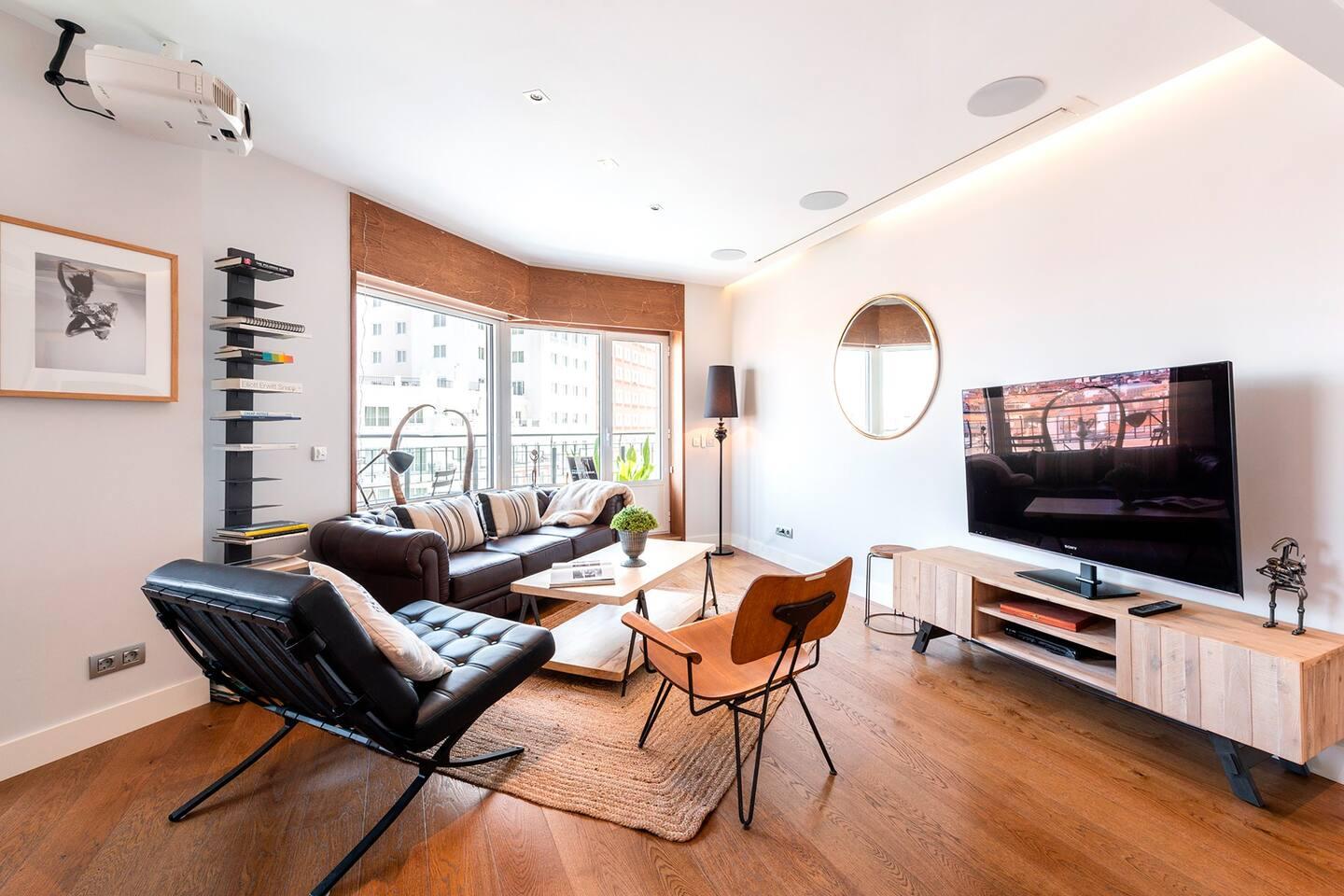 Plaza - Luxurious flat in Madrid - Living room