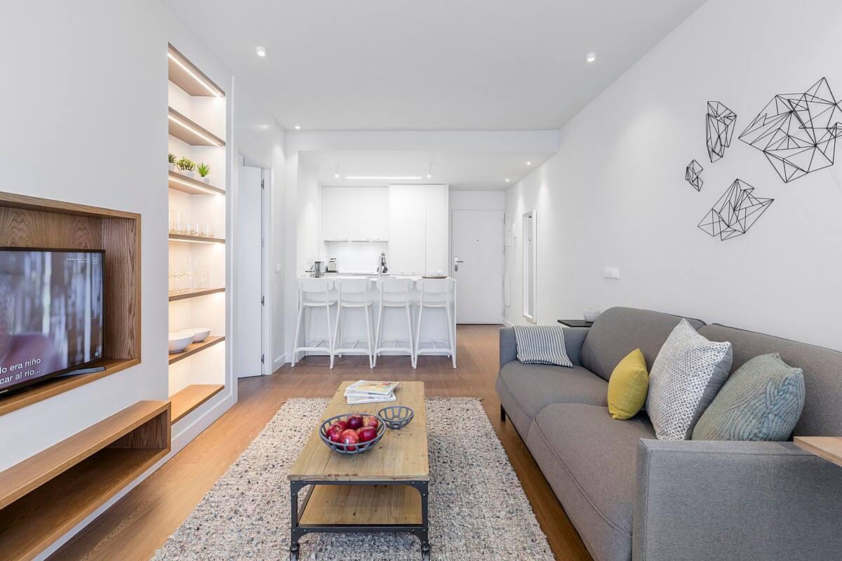 Silvela - Furnished flat in Madrid - Living room