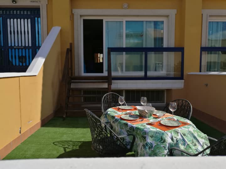 Vida Cotillo - Apartment on Fuerteventura for remote workers - Terrace