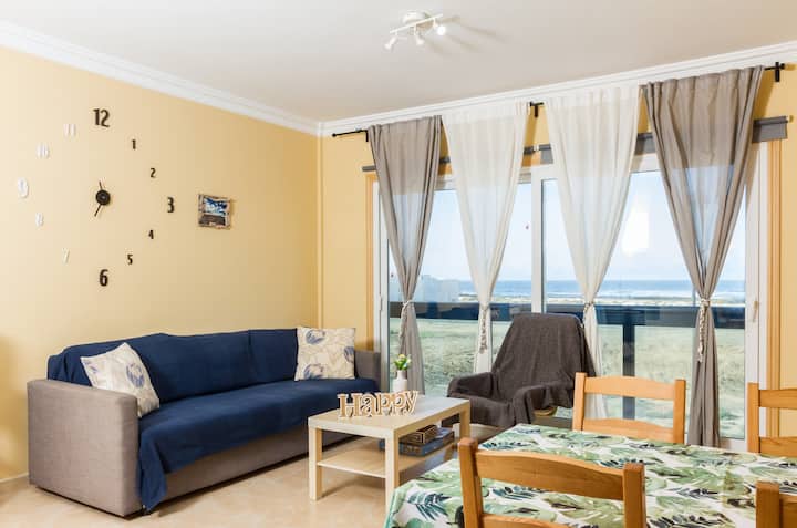 Happy - Seaview apartment on Fuerteventura - Living room