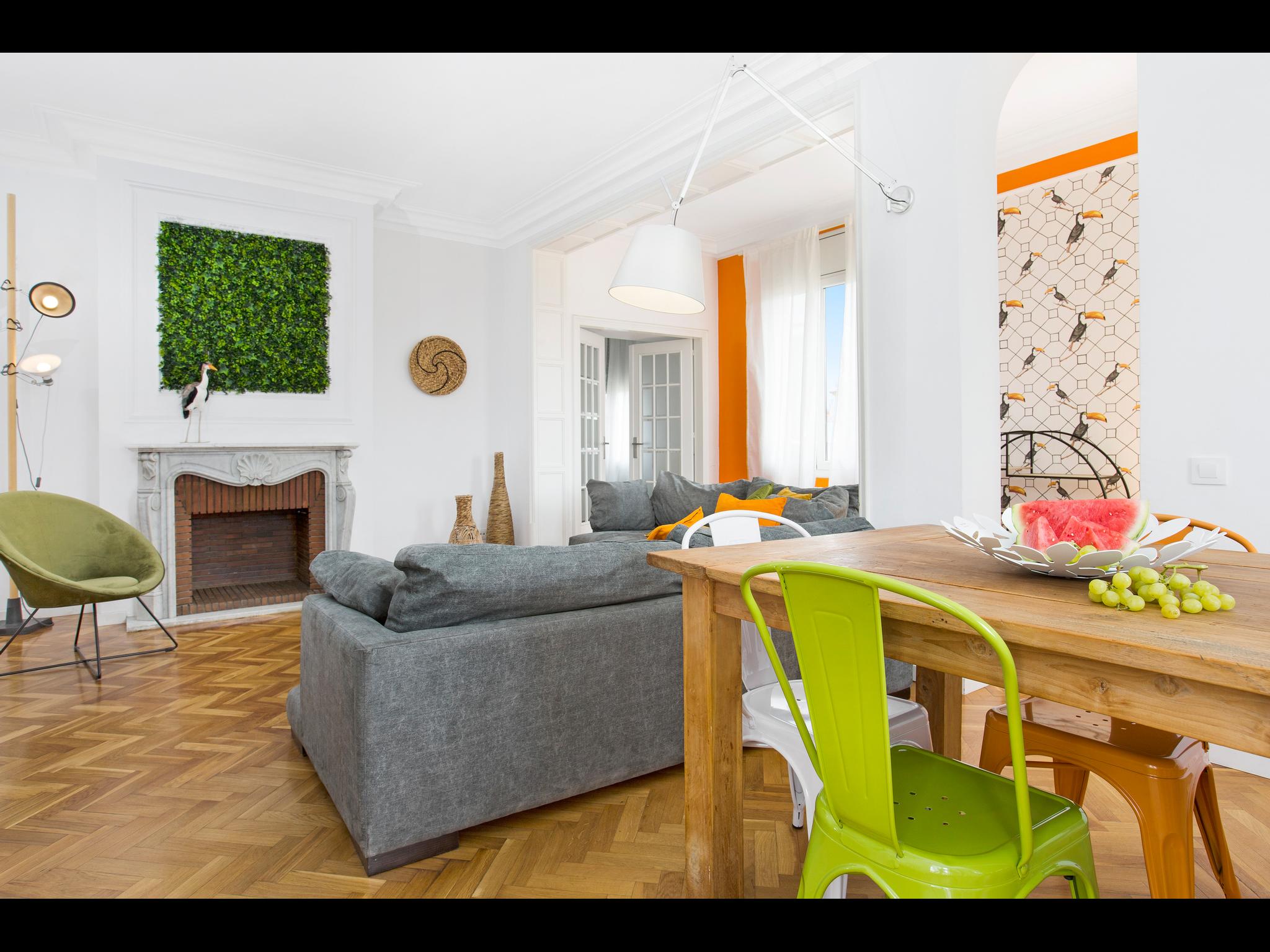 Llúria - Luxury apartment in Barcelona city - Living room