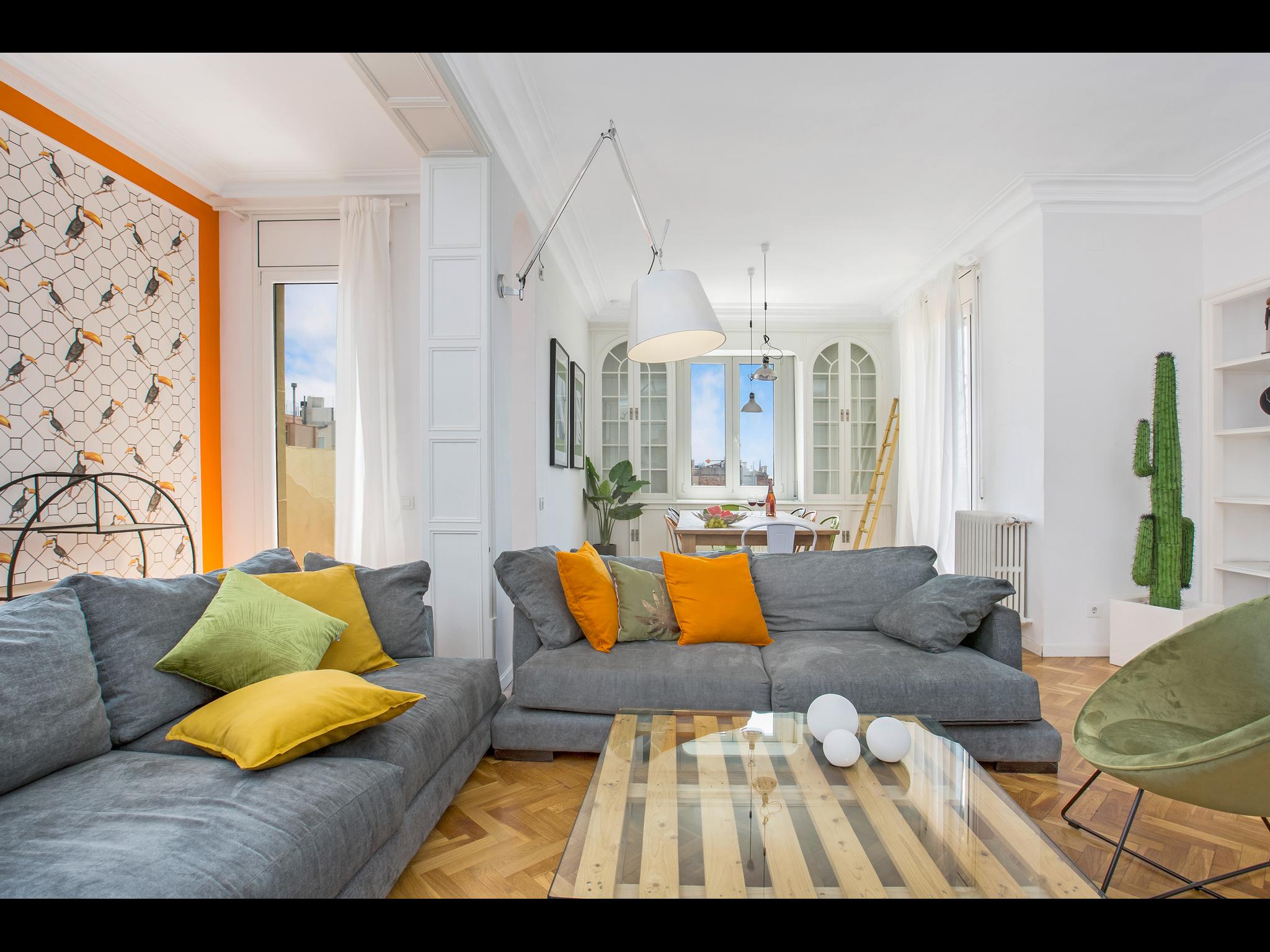 Llúria - Luxury apartment in Barcelona city - Living room