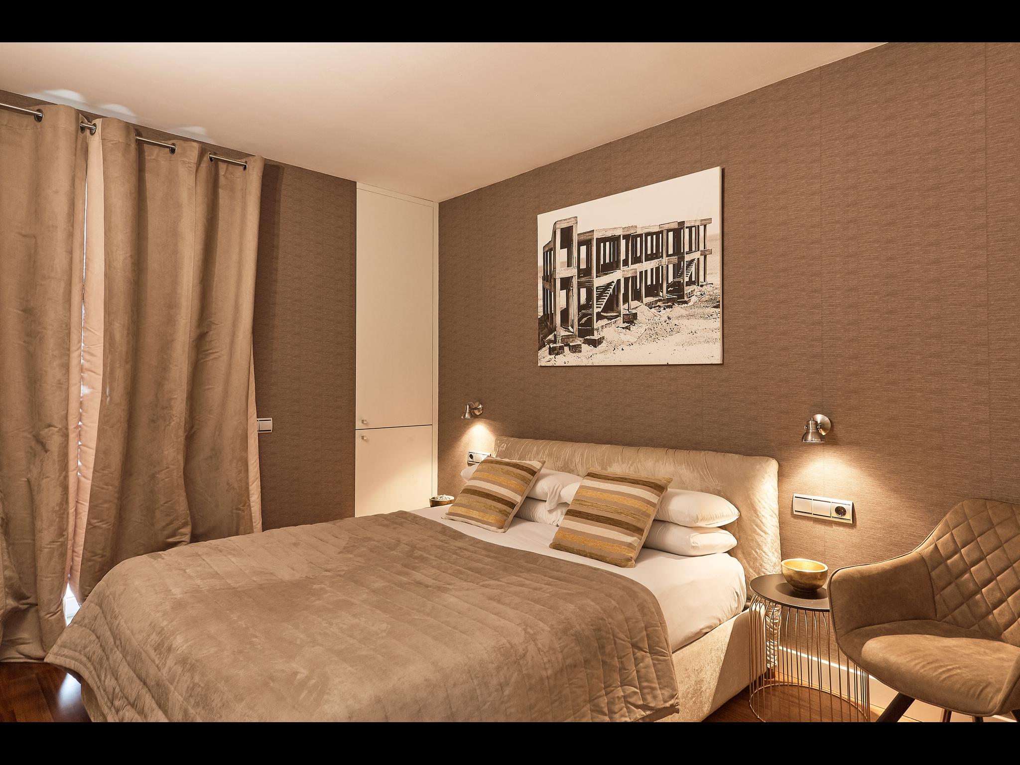 Vidal - Seaview apartment in Barcelona - Bedroom