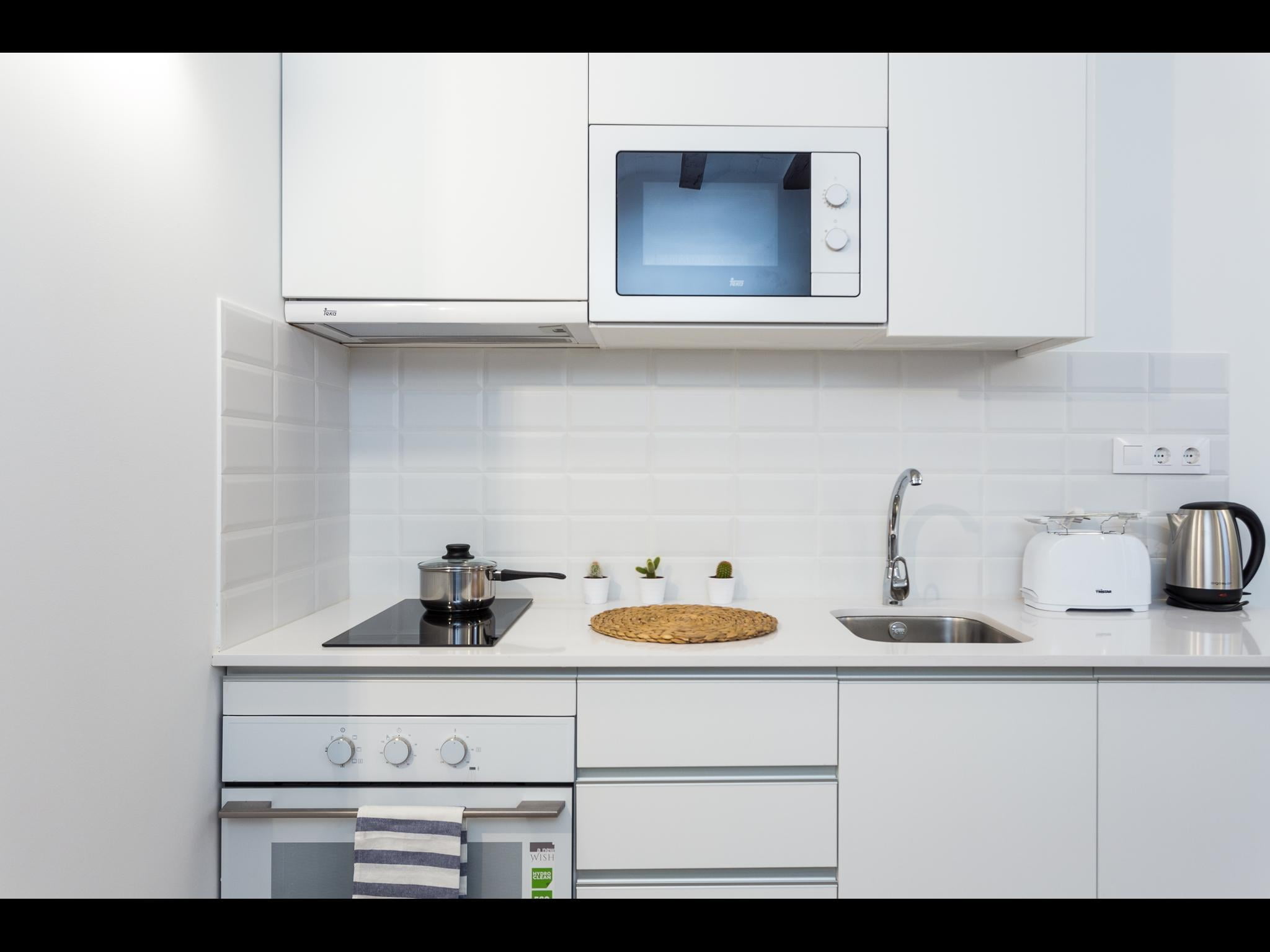 Malnom - Modern furnished studio in Barcelona - Kitchen