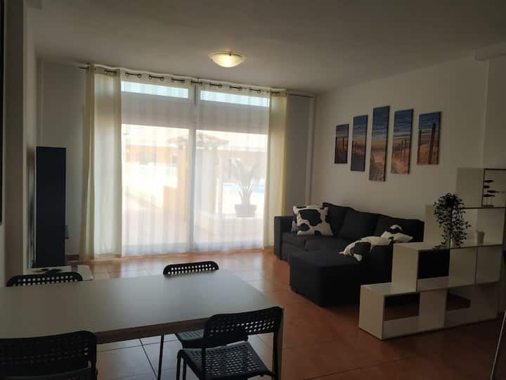Funky - Spacious flat on Fuerteventura - Living room