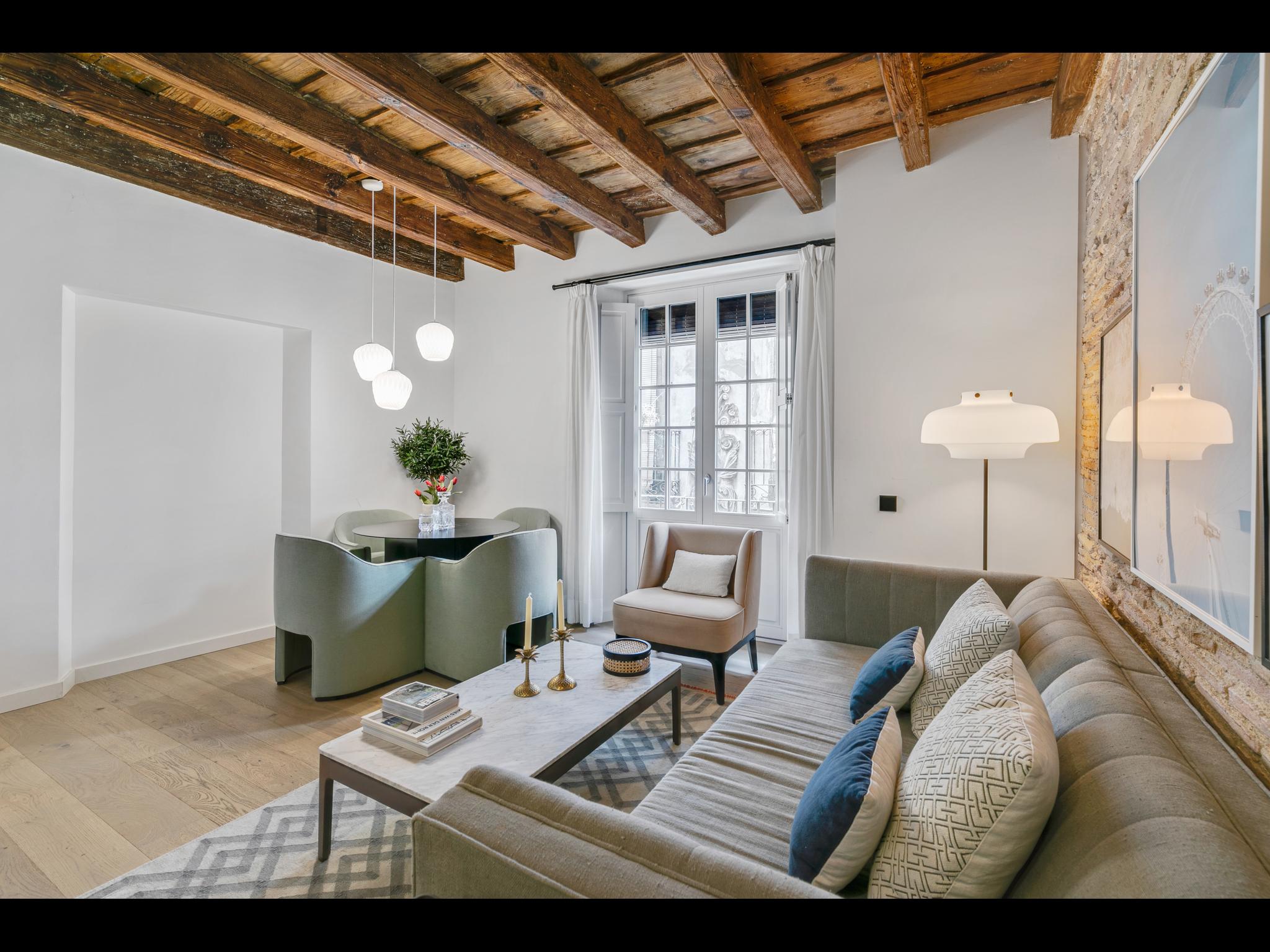 Gignas - Luxury flat with terrace in Barcelona - Living room